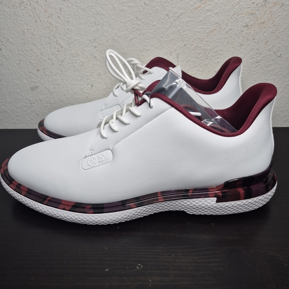 G/Fore G4 Gallivan2r TPU Camo Golf Shoe Sneaker Mens White Maroone GMF000060 - Picture 2 of 14